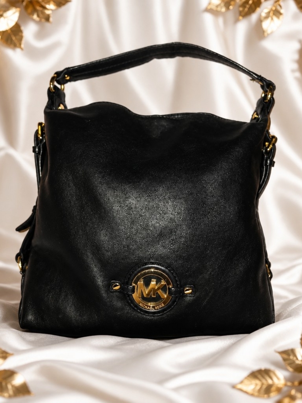 Michael Kors Fulton Slouchy Hobo Bag Leather